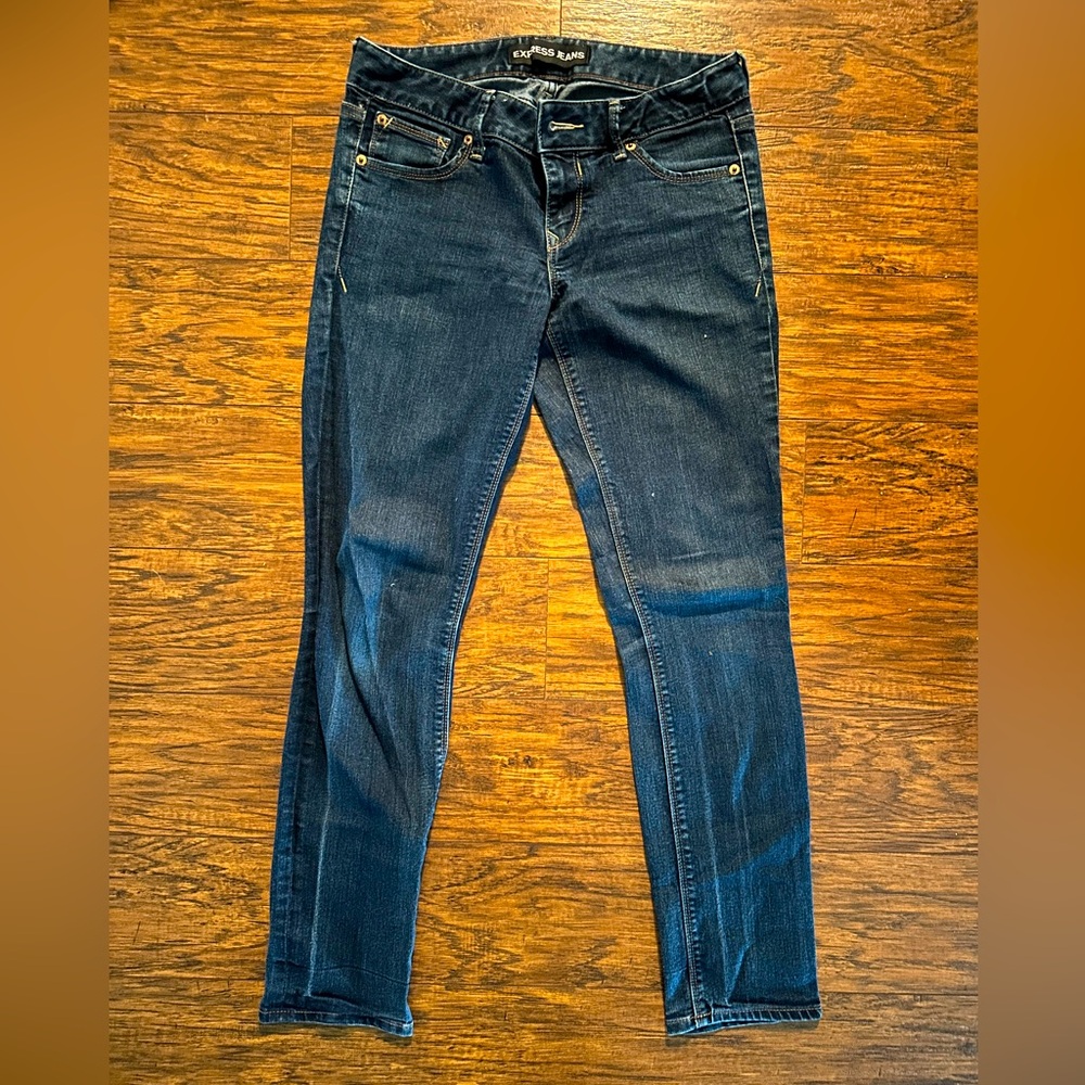 Express Stella Ankle skinny, Low-rise Jeans, Sz: 6.